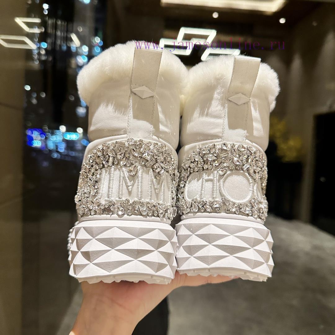 New Jimmy Zhou JIMMY CHOO Released Original Large Sole Casual White Shoes Using The Latest Tech j6c40nlb - Image 4