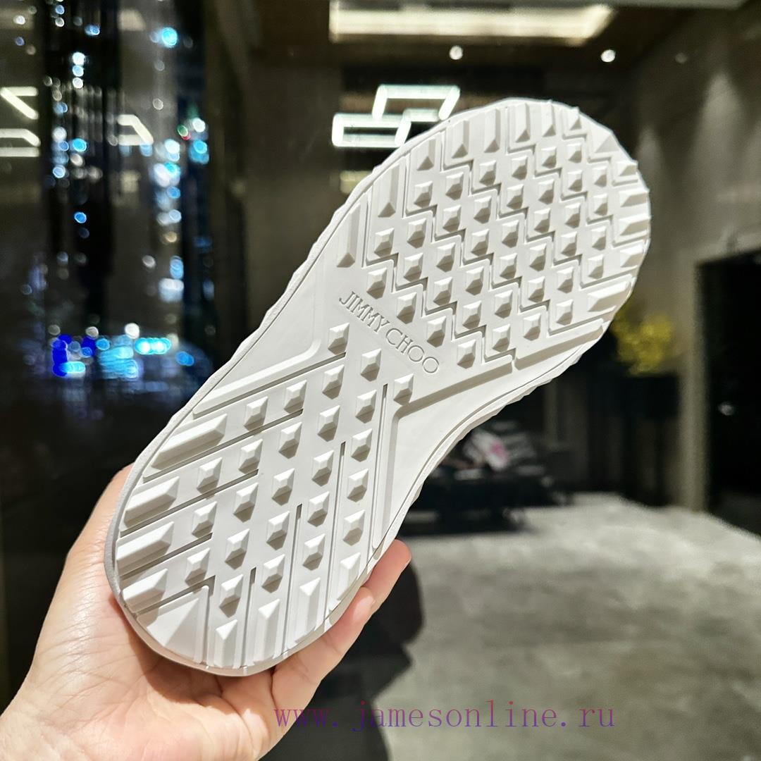 New Jimmy Zhou JIMMY CHOO Released Original Large Sole Casual White Shoes Using The Latest Tech j6c40nlb - Image 6