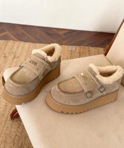 Tian Xiwei's Same Style | SugarSu Crispy Shoes Autumn New Sponge Cake Thick Soled Tall Casual S akrm5h4g