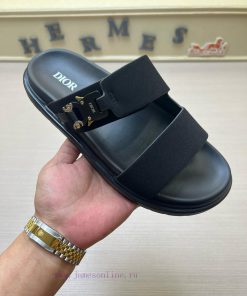 Dior Men's Sandals And Slippers Showcase Dior Haute Couture Style Design With Dior Grey Suede S d3e5su2a