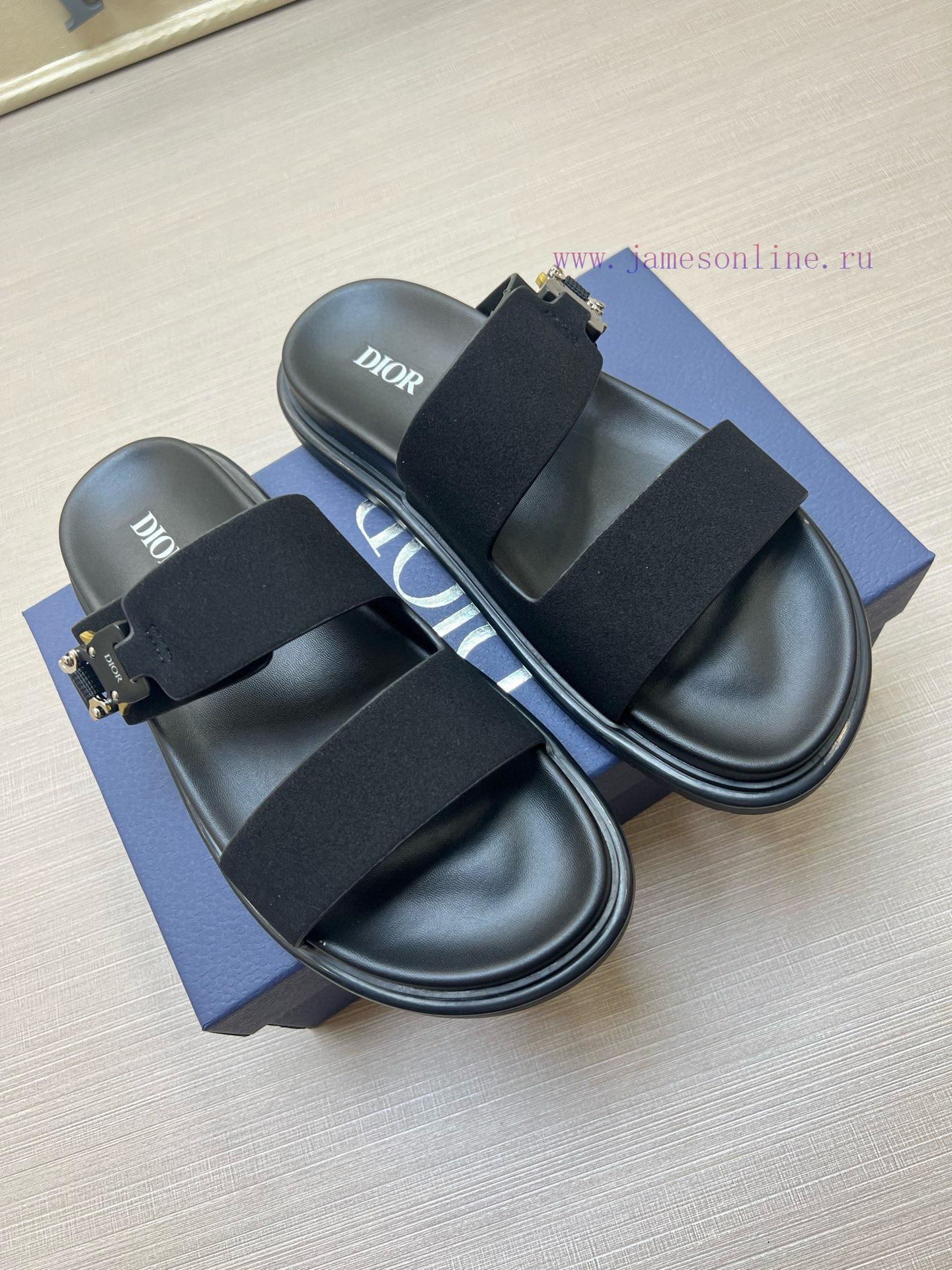 Dior Men's Sandals And Slippers Showcase Dior Haute Couture Style Design With Dior Grey Suede S d3e5su2a - Image 5