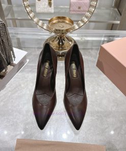 Miu Miu 26 Spring New Pointed High Heels Shallow Mouth Single ShoesM's High Heels Are So Good A 997lg8p9