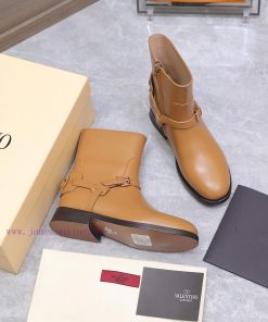 Purchasing Grade25ss Autumn/Winter New Valentino Round Head V-Button Knight BootsValentino's To ntky8b1u