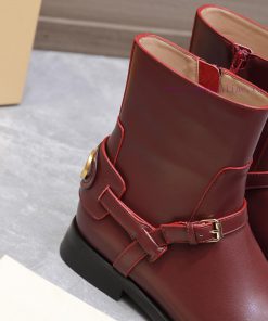 Purchasing Grade25ss Autumn/Winter New Valentino Round Head V-Button Knight BootsValentino's To pv19kxwq