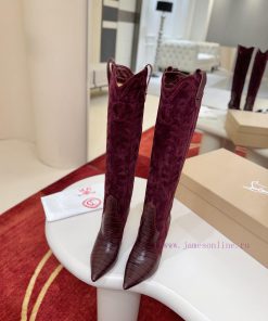 ️25Aw Fashion Show Classic Boots Inspired By The Wilderness Of The West Are Hand Sewn From Impo itxkt063