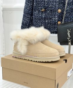 UGG Gucci25WF New Long Hair Retro Snow BootsRubbing The Retro Wave And Winter Warmth Into Concr ihjb53xi