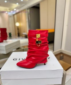 PriceAuthentic CustomizationGIVENCHY 𝐒𝐒𝐧𝐞𝐰 High-heeled Slim Heeled Boots The Most Popular On Th ceq9bf0d