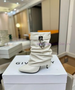 PriceAuthentic CustomizationGIVENCHY 𝐒𝐒𝐧𝐞𝐰 High-heeled Slim Heeled Boots The Most Popular On Th 41m32ocx