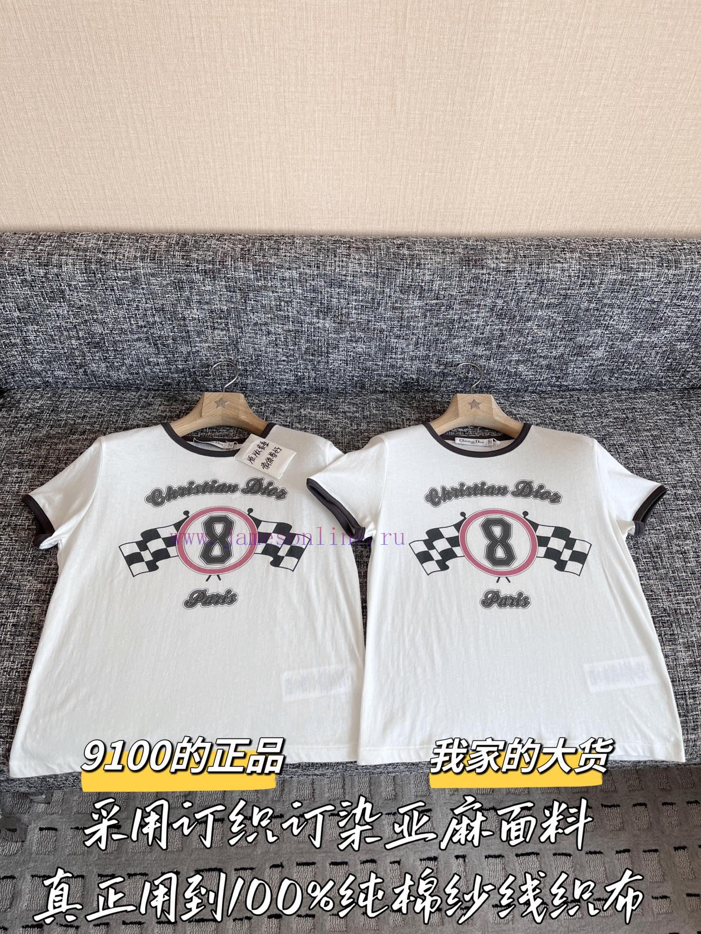 DIOR Dior 25 Early Spring Short Sleeve 9100 Purchase Zp Disassembly And Creation Customized Wea nbx2167v