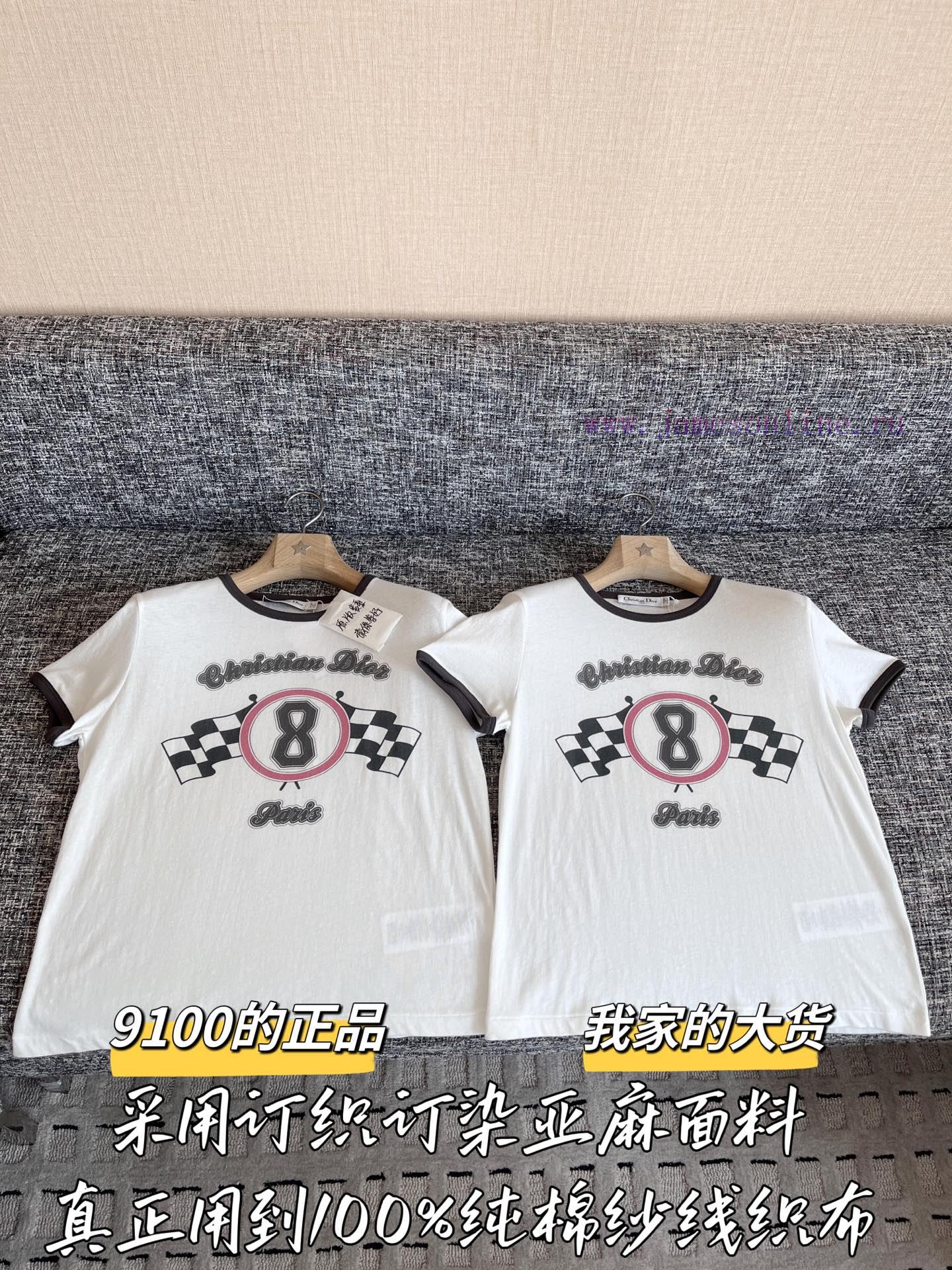 DIOR Dior 25 Early Spring Short Sleeve 9100 Purchase Zp Disassembly And Creation Customized Wea nbx2167v - Image 2