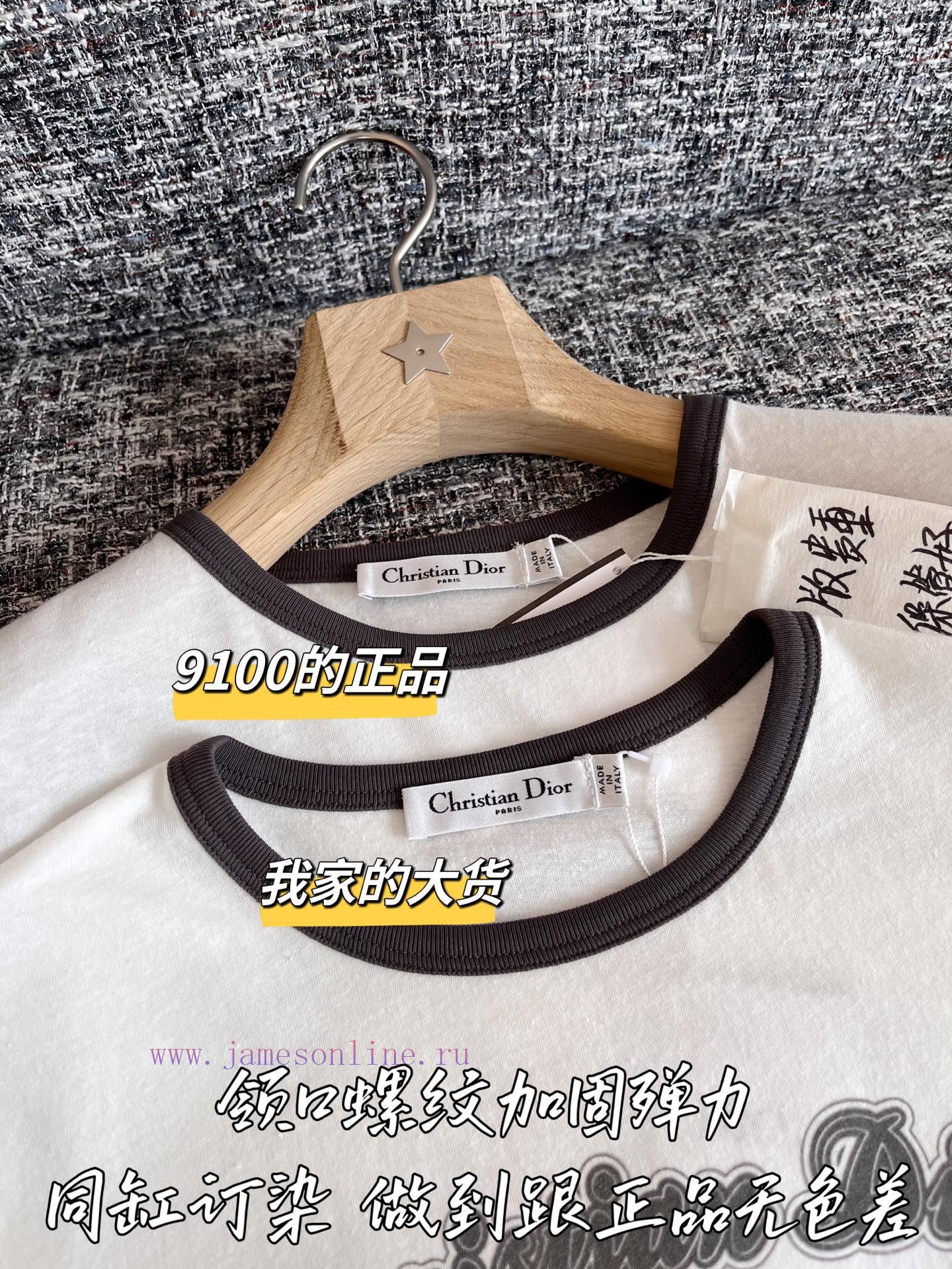 DIOR Dior 25 Early Spring Short Sleeve 9100 Purchase Zp Disassembly And Creation Customized Wea nbx2167v - Image 3