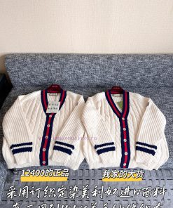 Gucci 25 Early Autumn New Ribbon Twisted Flower Knitted Cardigan 🐮 12400 Purchase Zp Disassembl p3aoefrm