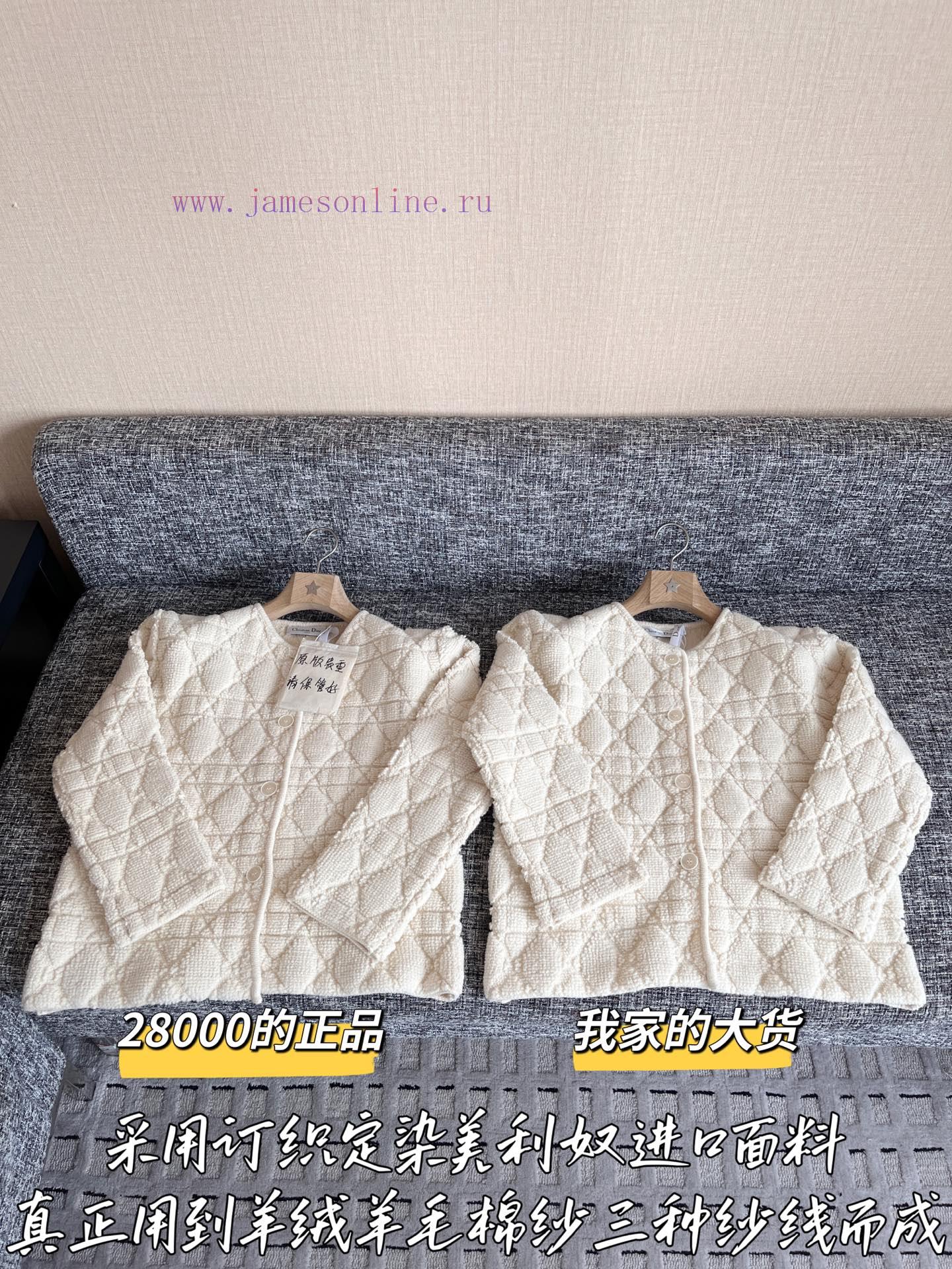 DIOR 25 Autumn/Winter New Coat 🐮 28000 Purchase Zp Disassembly And Construction Custom Weaving chjofgfr