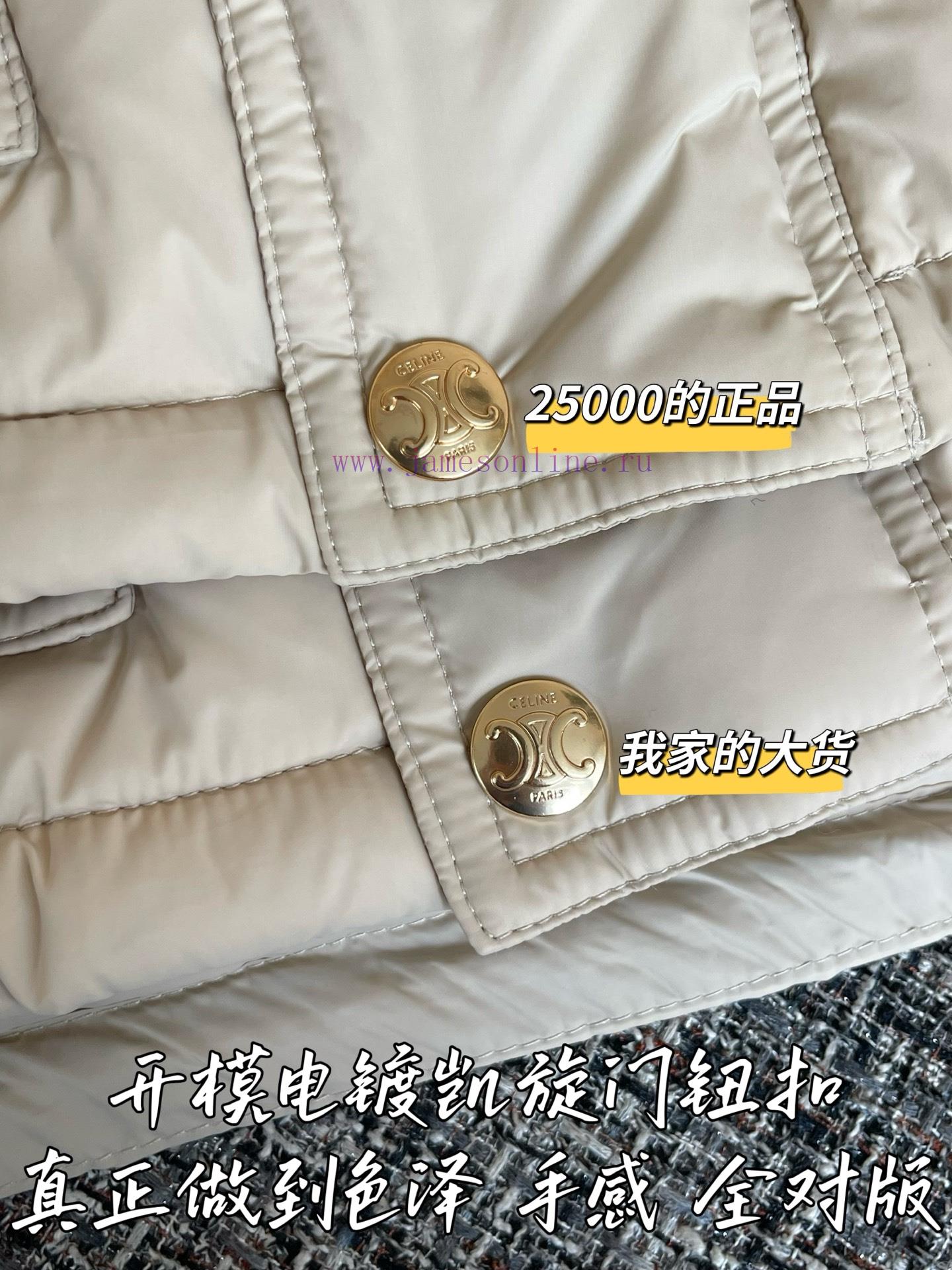 Celine 25 Autumn/Winter New Down Jacket 🐮 25000 Purchase Zp Disassembly And Construction Custom 6dnz233e - Image 7